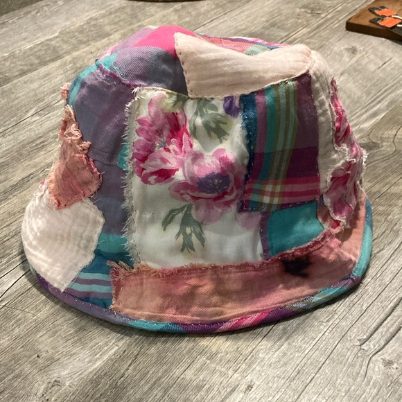 Colorful shabby chic bucket hat - Picture 2 of 10
